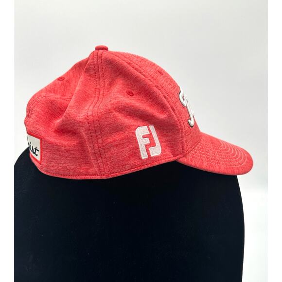 Titleist FootJoy Men Golf Hat ProV1 FJ Red M/L - Picture 2 of 6